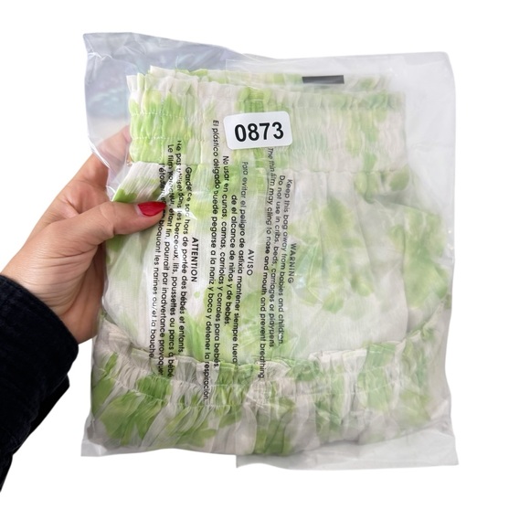 MISA Los Angeles Marion Skirt Honeydew Blossom - Picture 8 of 11